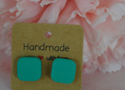 Harmony studs - Emerald Glow