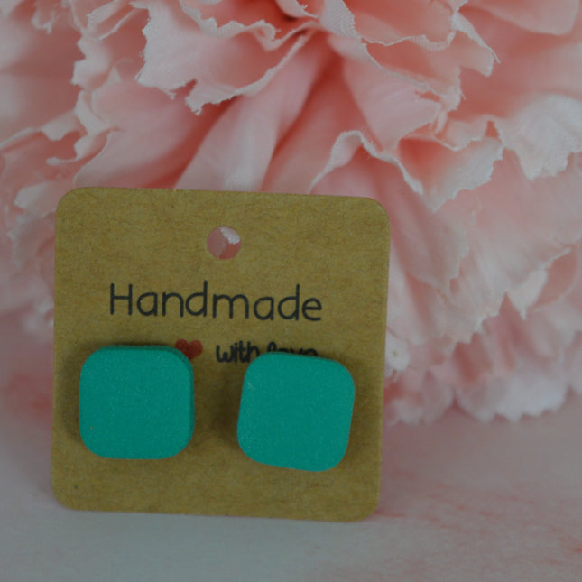 Harmony studs - Emerald Glow