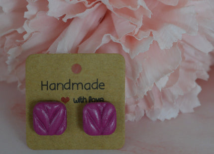 Harmony studs - Fuchsia Wave