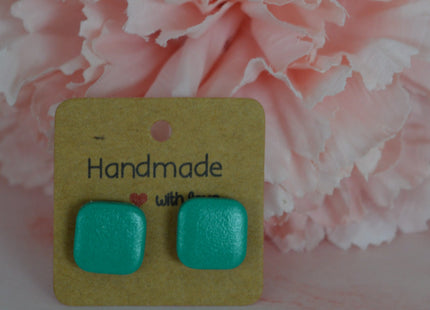 Harmony studs - Shiny Emerald