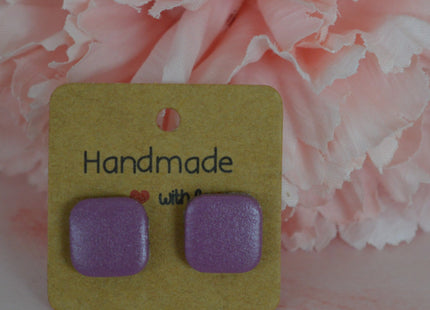 Harmony studs - Shiny Purple