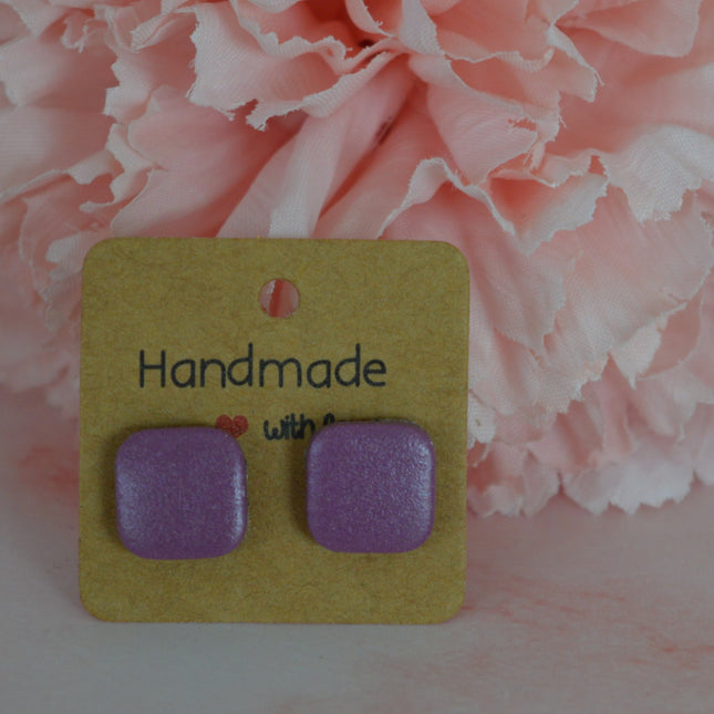 Harmony studs - Shiny Purple