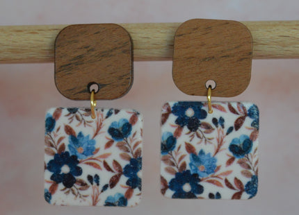 Timeless Tiles - Dark blue flowers