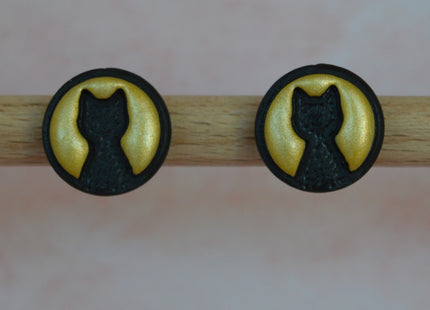 Moonlit Shadow studs