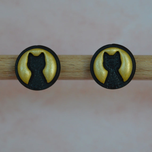 Moonlit Shadow studs