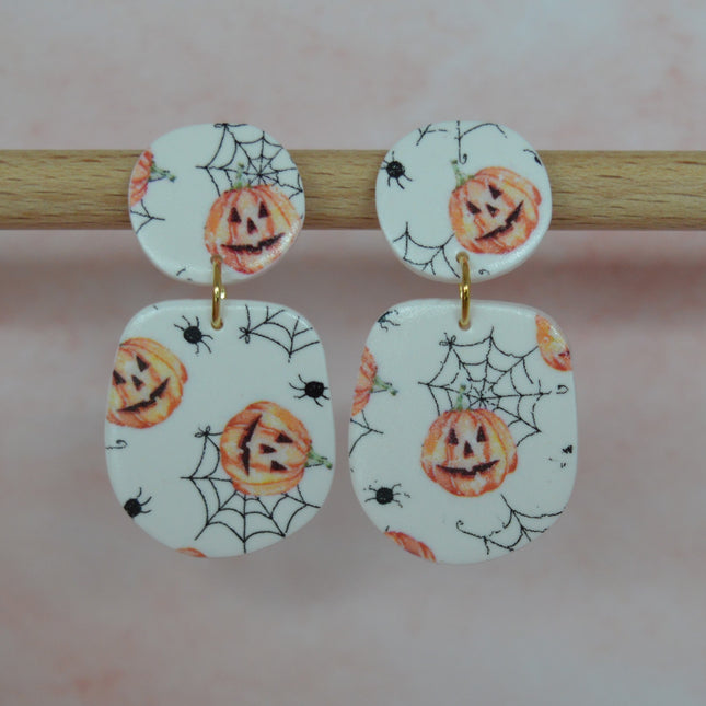 Cozy Square - Pumpkin Web
