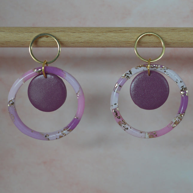 Whispering Circles - Pink/Purple