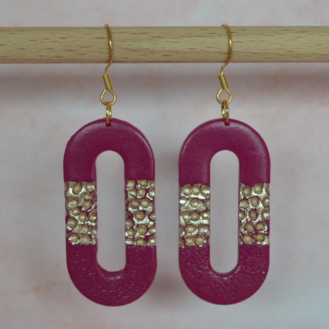 Oval Twist - Royal Berry