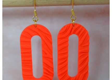 Oval Twist - Fiery Orange