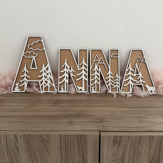 Houten letters