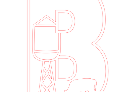 Letter B - boerderij (2 lagen)