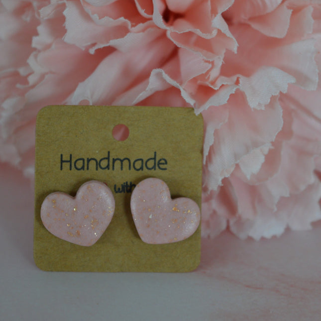 Amour studs - Pink