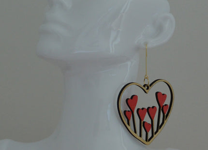 Blooming Hearts · Red · Large