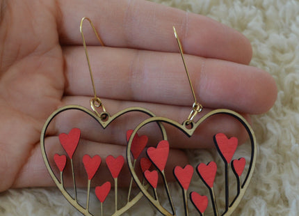 Blooming Hearts · Red · Small