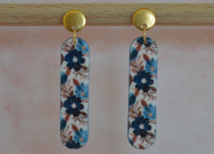 Aveline - Dark blue flower