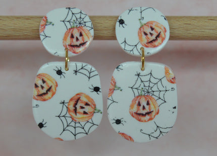 Cozy Square - Pumpkin Web