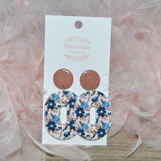 Loop Drop - Dark blue flower