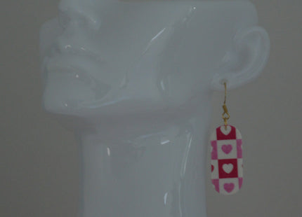 Oval Harmony - Pink Squares