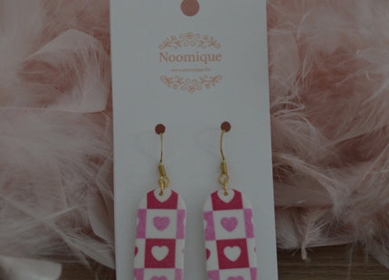 Oval Harmony - Pink Squares