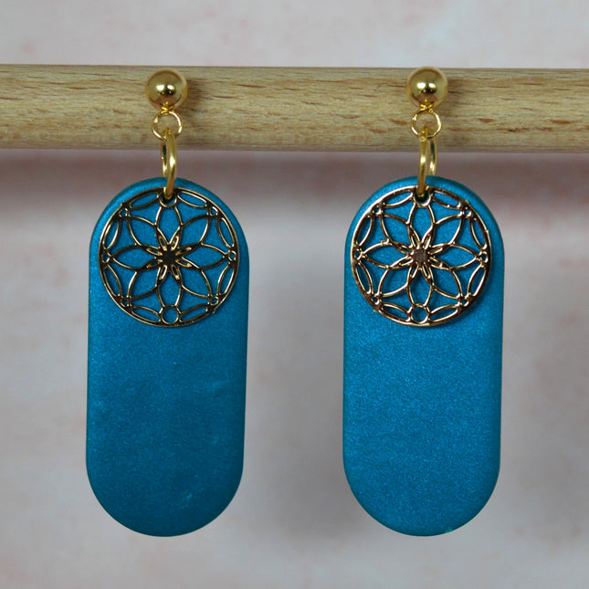 Celestial Flower Grace - Blue