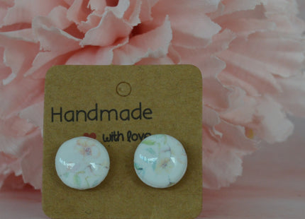 Essence studs - watercolor flowers