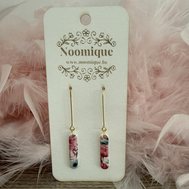 Linea - Burgundy red flower - Silk Finish