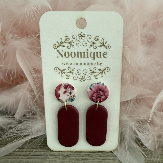 Elegant Duo - Burgundy red - Silk Finish
