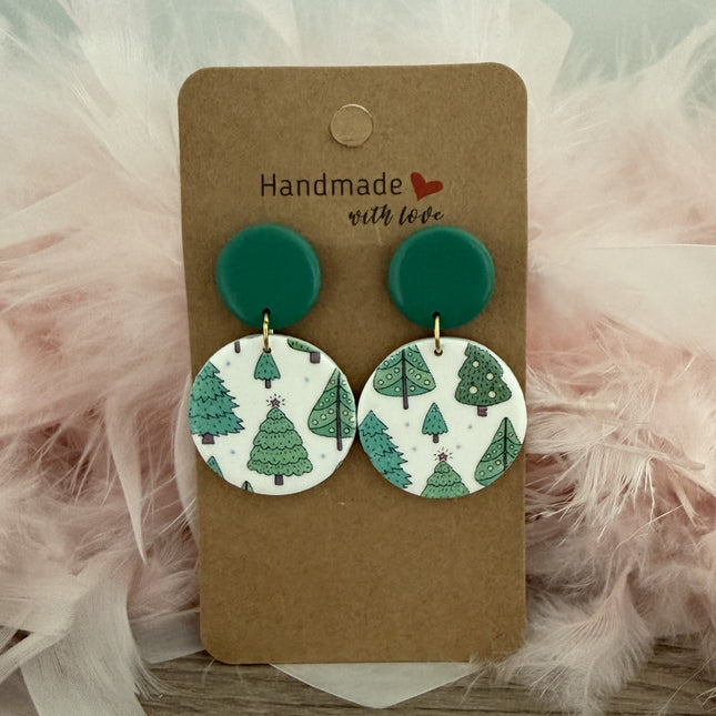 Poetic Circles - Whimsical Winter Trees