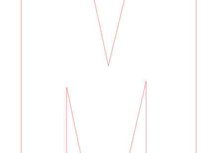 Letter M - bosdieren (volle letter)