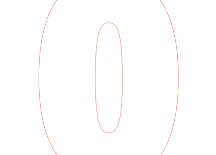 Letter O - bosdieren (volle letter)