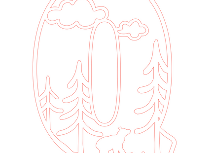 Letter Q - bosdieren (holle letter)