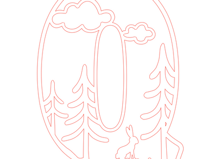 Letter Q - bosdieren (holle letter)