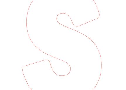 Letter S - bosdieren (volle letter)