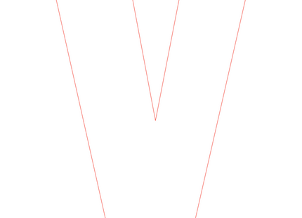 Letter V - bosdieren (volle letter)