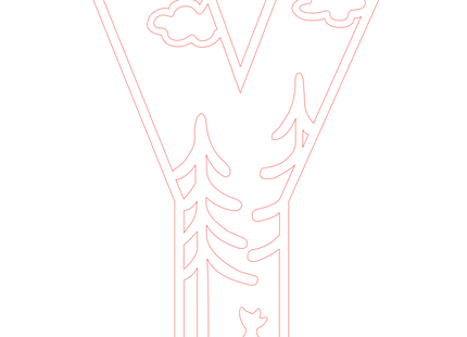 Letter Y - bosdieren (holle letter)