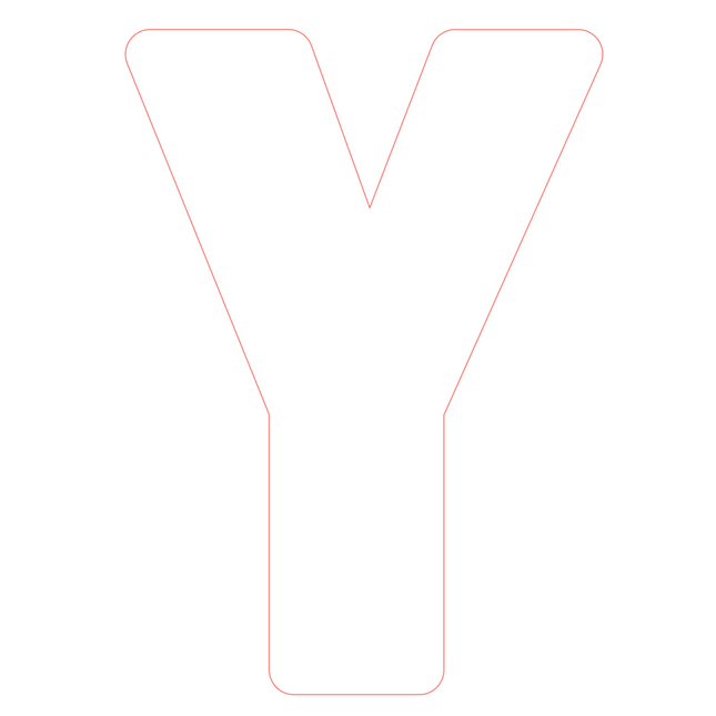 Letter Y - bosdieren (volle letter)