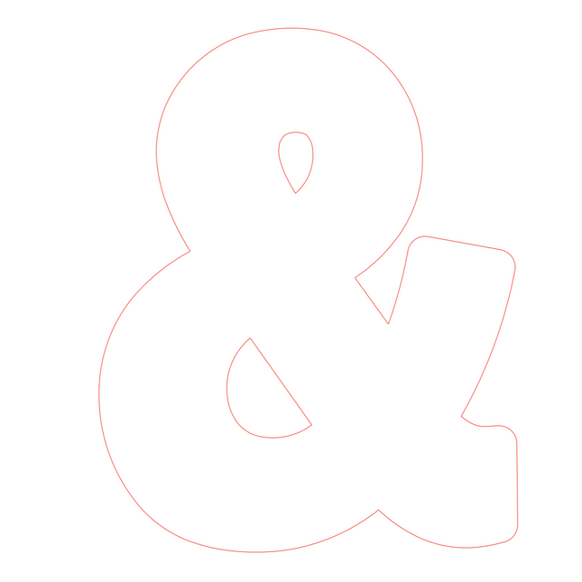 Letter & - bosdieren (volle letter)