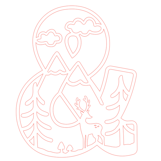 Letter & - bosdieren (holle letter)